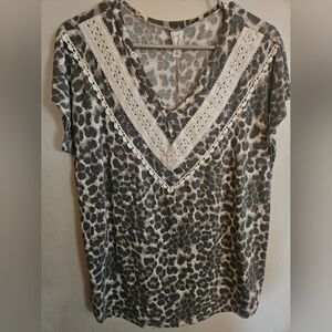Honey Me Animal print top